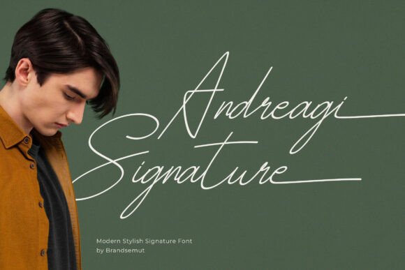 Andreagi Signature: A Elegant Handwritten Font