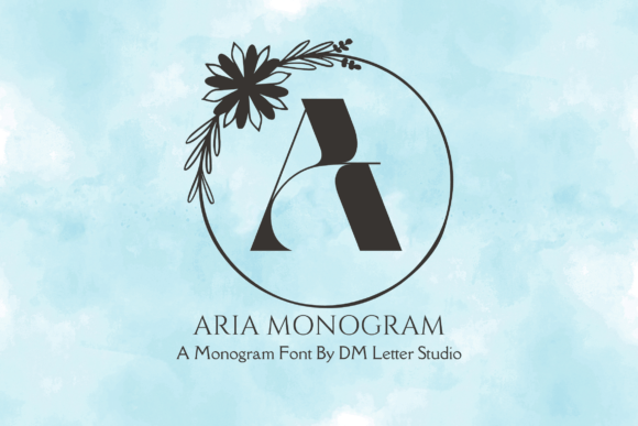 Aria Monogram: A Decorative Typeface for Elegant Web Design