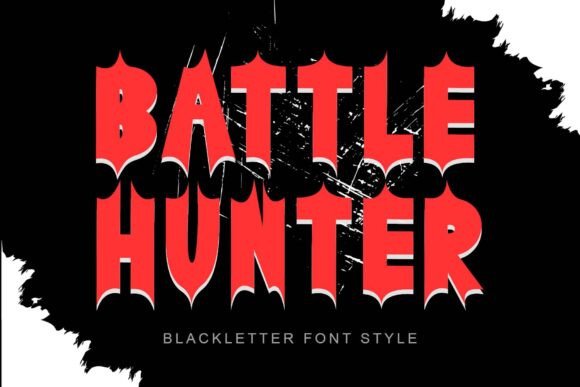 Battle Hunter: A Refined Blackletter Font for Editorial Design