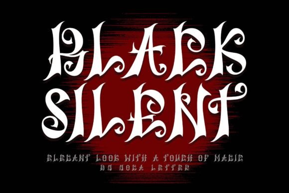 Black Silent: A Premium Blackletter Font for Bold Branding