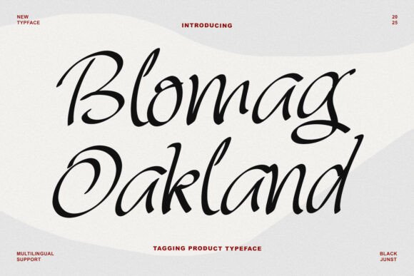 Blomag Oakland Font Review