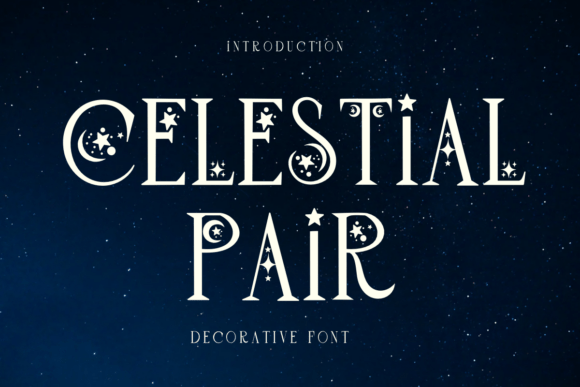 Celestial Pair Font: A Maker's Guide to Night Sky Typography