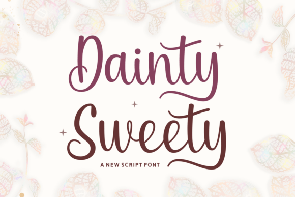 Dainty Sweety Font Review