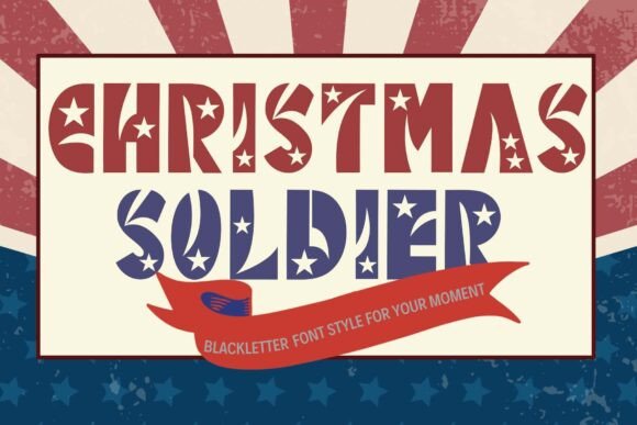 Designing Festive Headers with the Christmas Soldier Font