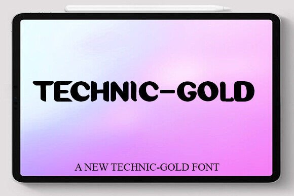 Designing with Technic Gold: A Playful Typeface for Editors