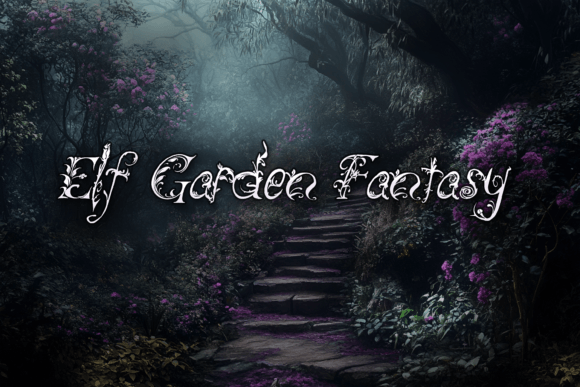 Elf Garden Fantasy: A Whimsical Typeface for Web Headers