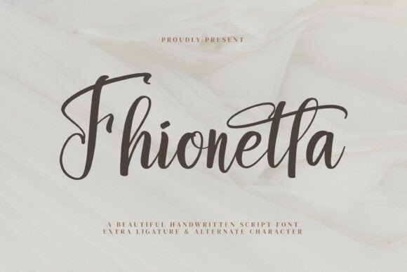 Fhionetta: Elegant Script Font
