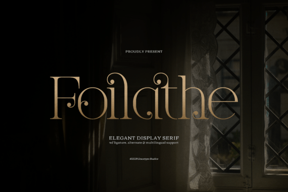 Foilathe: A Refined Serif Font for Editorial Design
