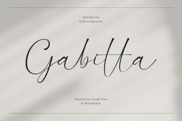 Gabitta Font Review: A Stylish Script for Brand Identity