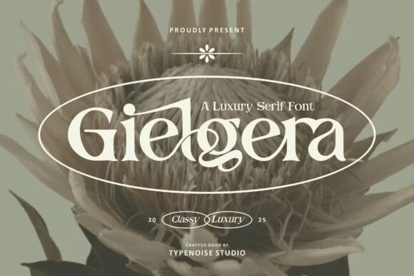 Gielgera: An Elegant Serif Font for Editorial Design