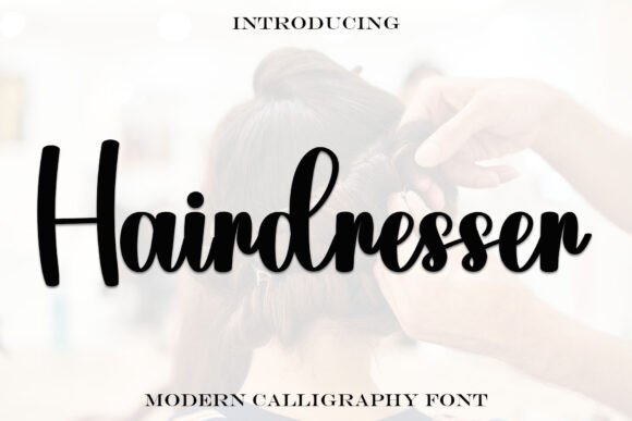 Hairdresser Font Review