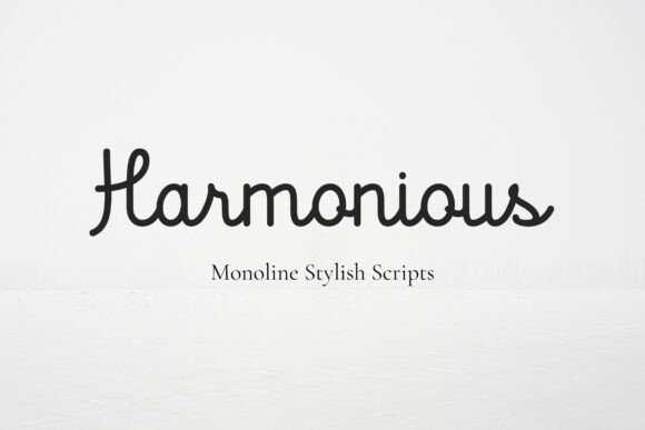 Harmonious: A Versatile Script Font for Editorial Design