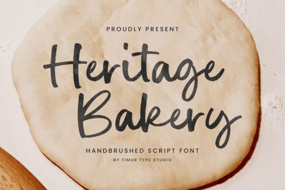 Heritage Bakery: A Warm Script Font for Elegant Design