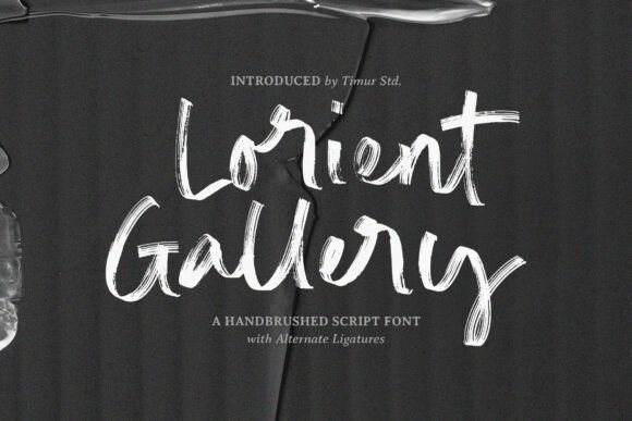 Lorient Gallery: A Modern Script Font for Web Design