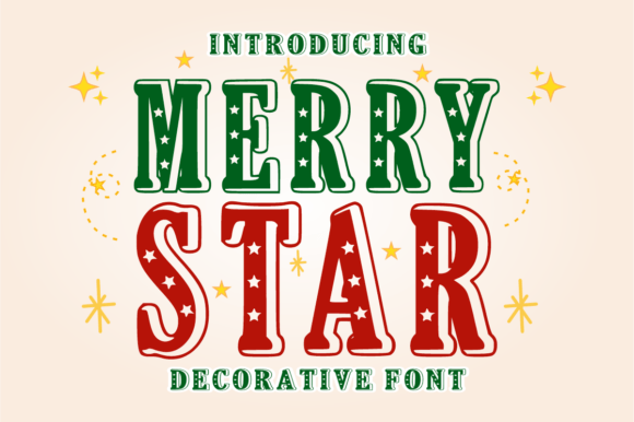 Merry Star: The Decorative Font That Elevates Small Business Brands