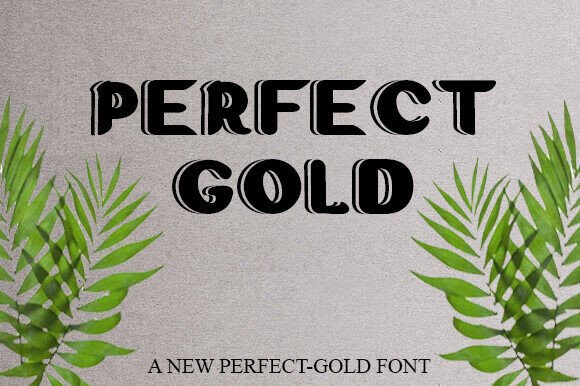 Perfect Gold: A Serif Typeface That Elevates Campaign Visuals