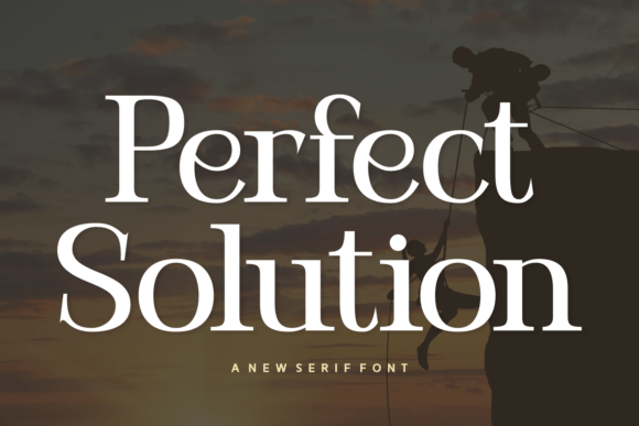 Perfect Solution: A Refined Serif Font for Web Design