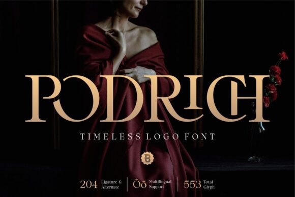 Podrich: A Timeless Serif Typeface for Editorial Design