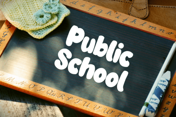 Public School Font for Bold Branding