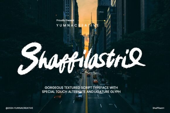 Shaffilastri Font Review: Elevating Campaign Visuals