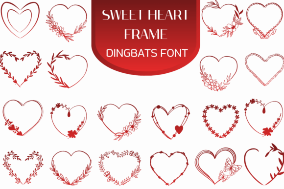 Sweet Heart Frame Font for Authentic Branding