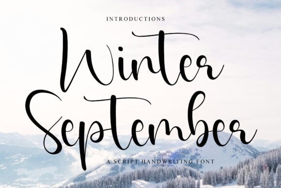 Winter September: A Soft Script for Elegant Design